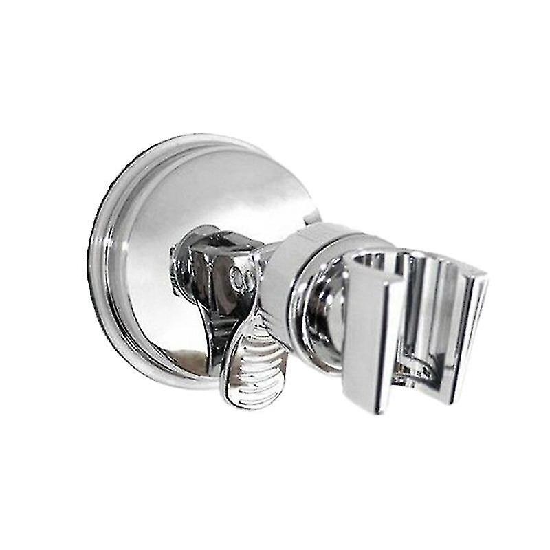 Silver 03 Self Adhesive Shower Head St Bracket No Drill H Held Holder