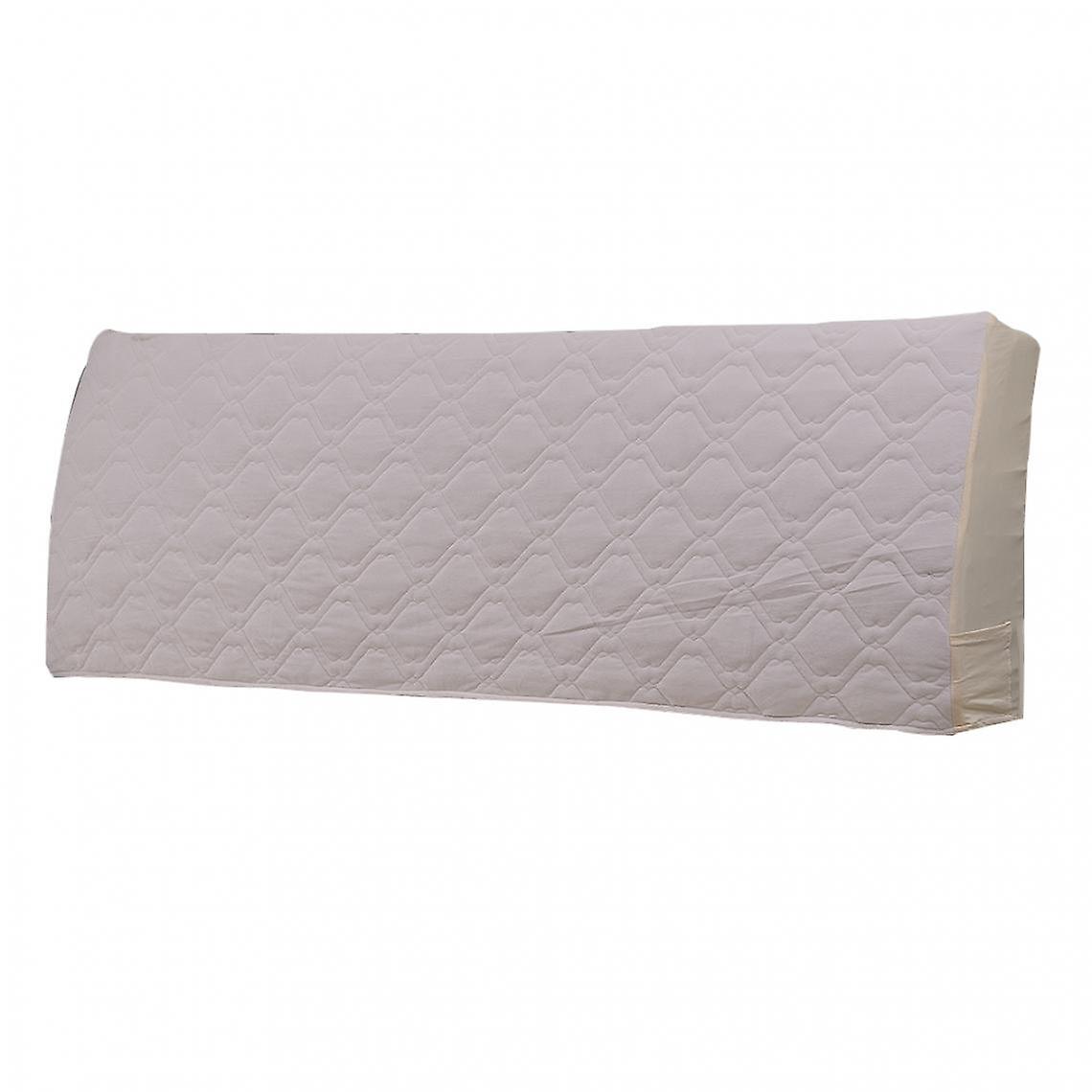 Headboard Cover Stretchable Headboard Cover Quitled Bed Cream_59inch