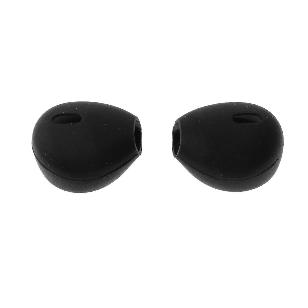 1 Pair Silicone Earbuds Eartips Caps Compatible for AirPods  Black