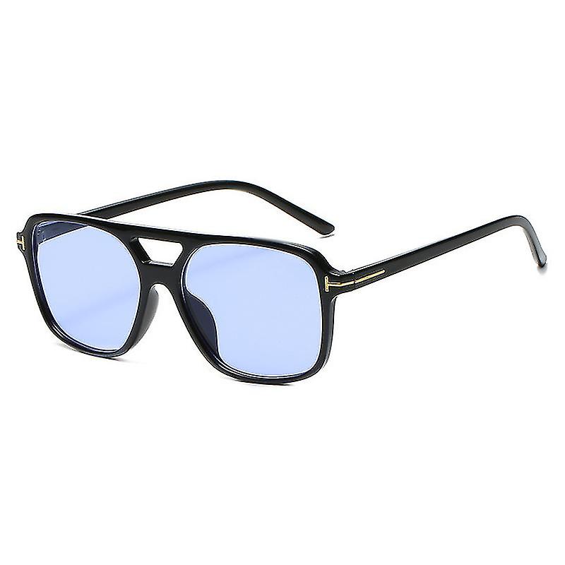 Vintage Square γυαλιά ηλίου Γυναίκα Retro Brand Καθρέφτης Γυαλιά ηλίου Θηλυκό μαύρο Yell