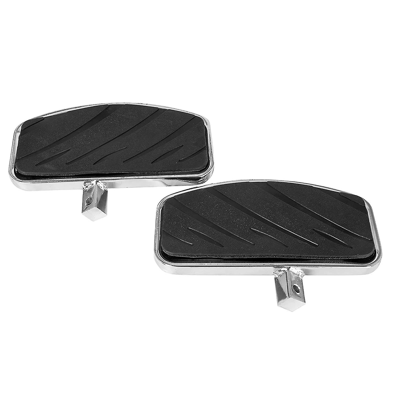 2pcsオートバイペダルフロントリアワイドフット交換用ホンダVTX 1300 / 1800用変更オフロードバイクレストフットペダル