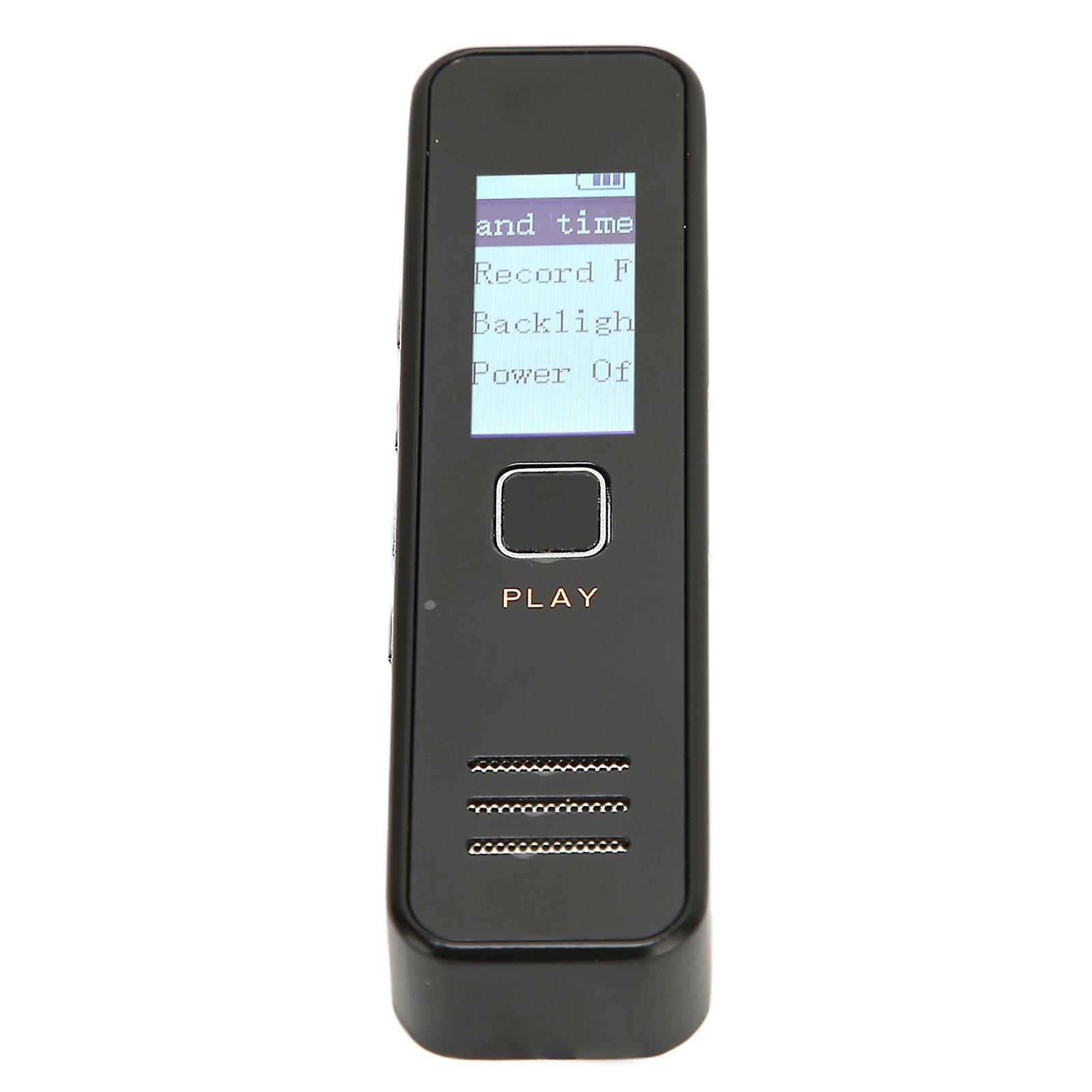 Digital Voice Recorder Portable Mini HD Noise Reduction Long Distance MP3 Playback Recording Device 
