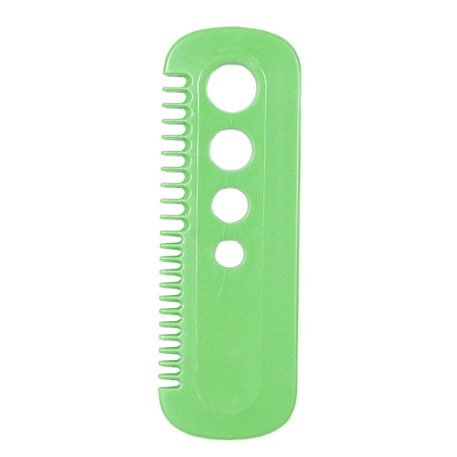 3 x Leaf Stripper Four Holes Flat Comb Shape Reusable Non-slip Multipurpose Plastic Herb Vegetable L