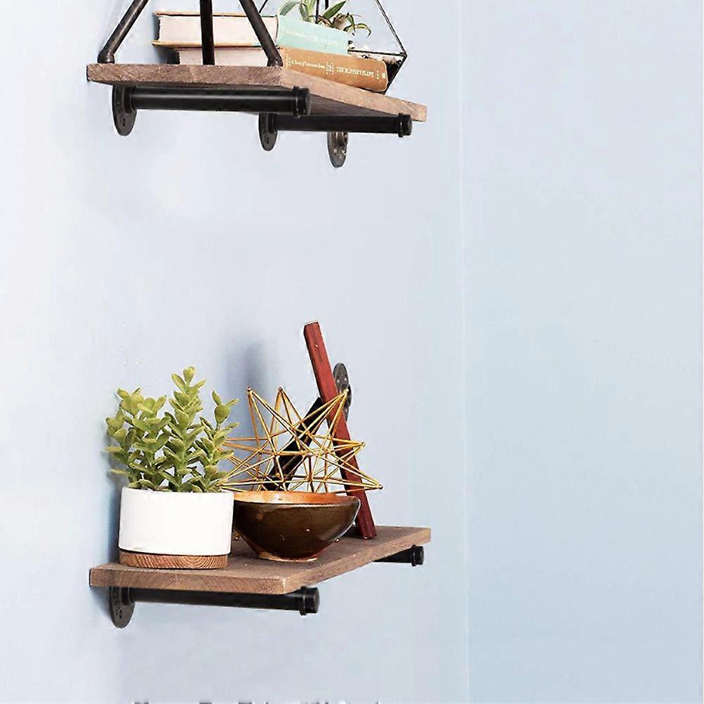 Retro Wall Pipe Shelf  Bracket Hanger Shelf Home Decoration Storage Holder