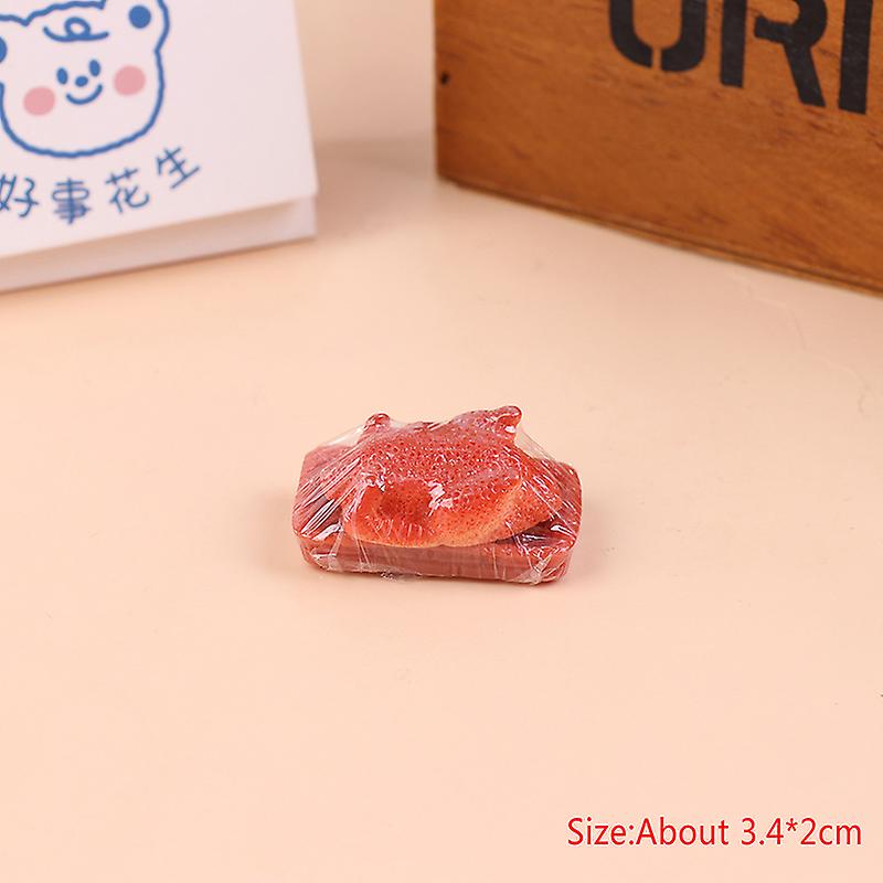 1set 1/12 Dollhouse Miniature Roast Chicken Simulation Kitchen Food Model Diy