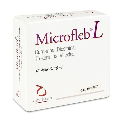 Microfleb L leg care 10 vials of 10ml