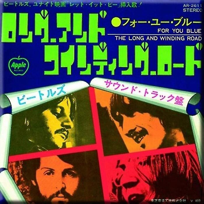 The Beatles For You Blue Fridge Magnet