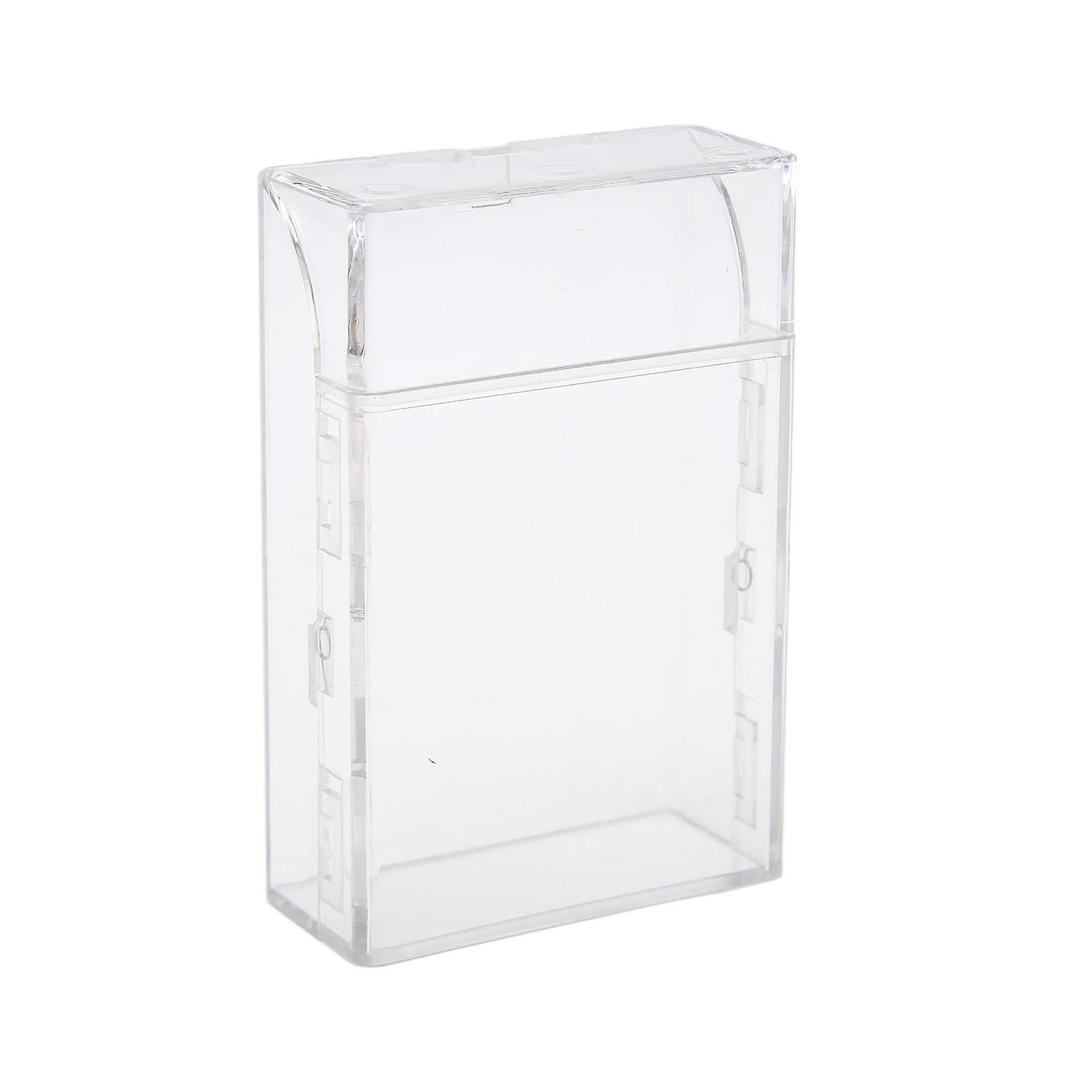 Clear Plastic Cigarette Case, Small Display Box with Automatic Pull Tab Opening for Lipsticks, Lighters, Keys