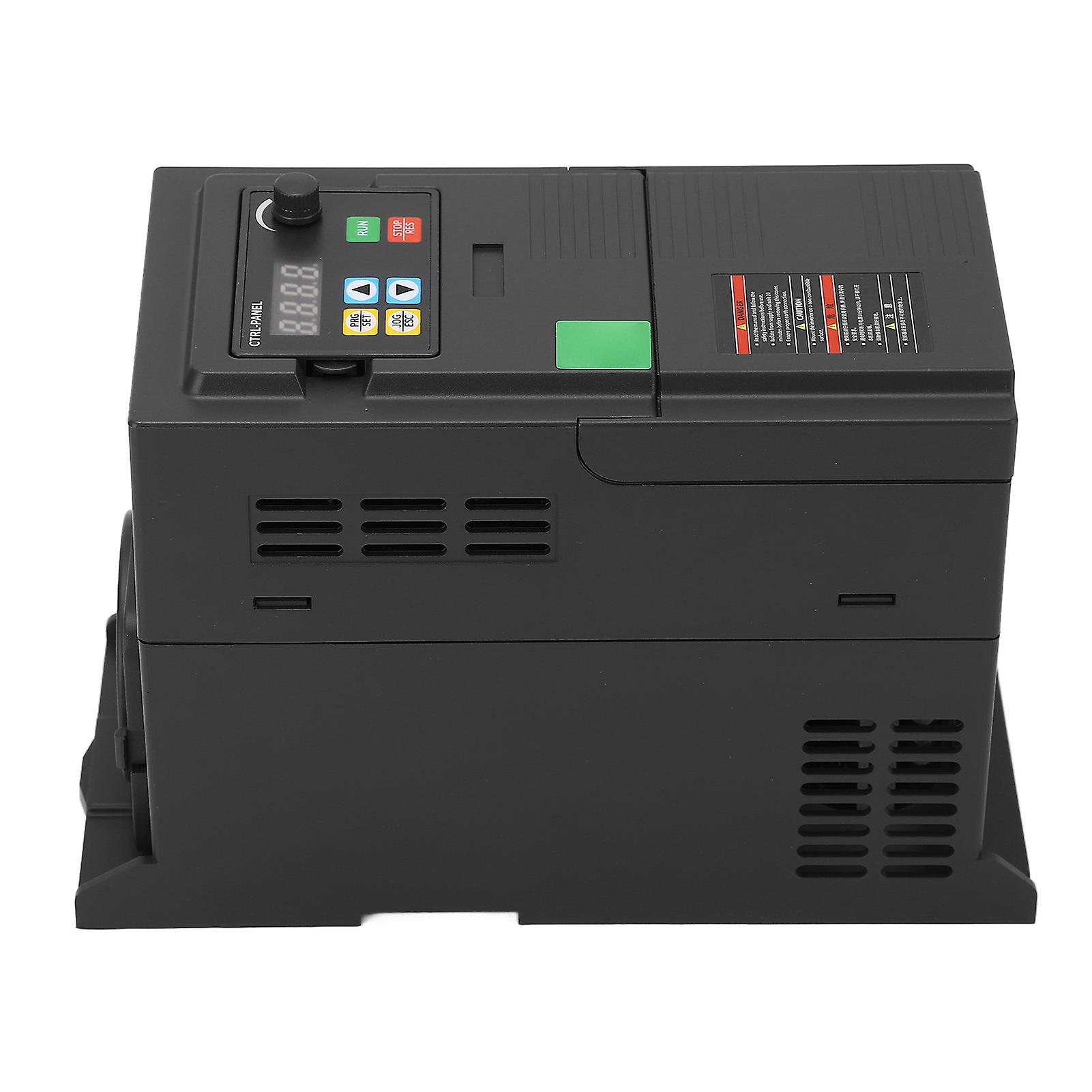 Variable Frequency Drive VFD 1 Phase AC 200V‑240V Input 3PH AC 0‑240V 4KW Output for Motor 