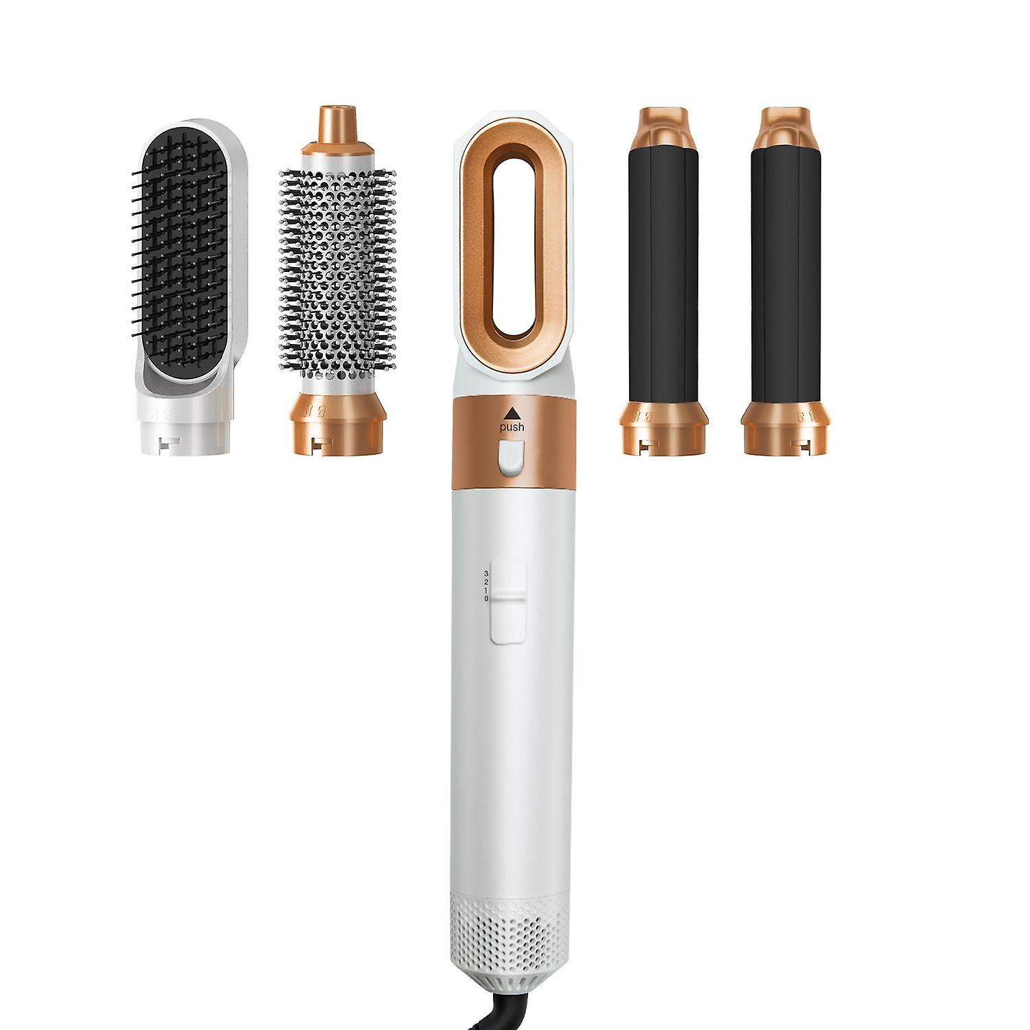 Five-in-one automatic hair-absorbing air volume electric curling stick hair dryer curling stick hot