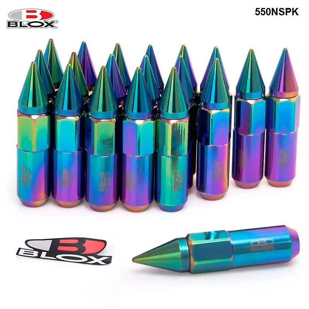 20 قطعة Blox M12X1.5 / M12X1.25 عجلات موالف ممتدة من الألومنيوم عالية الجودة جنوط صواميل العروة مع سبايك HU-550NSPK ~ 19948