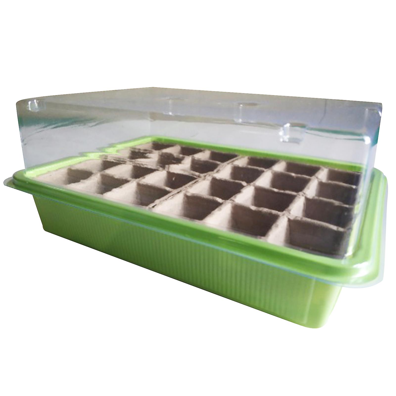 Nursery Box Breathable Water-Saving Plastic Stackable Propagator for Garden