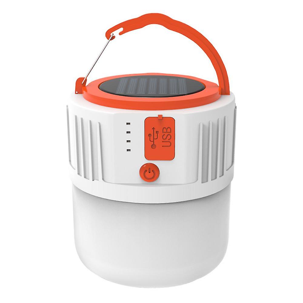 Portable Lantern USB Solar Power Mobile Light with 24pcs Lamp Beads for Outdoor Camping Accidental