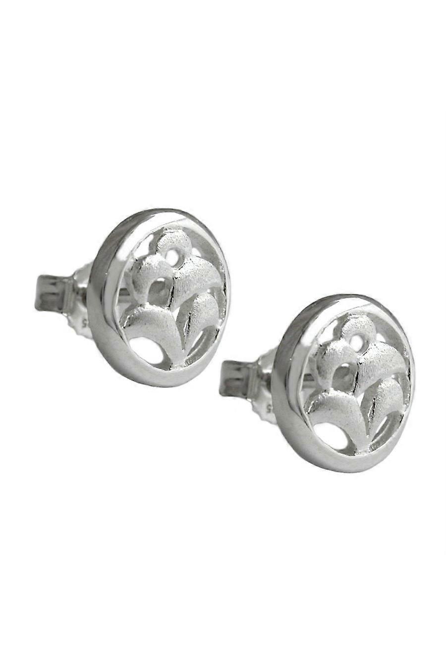 Stud Earrings Fantasy Flower Silver 925 - Gl92215