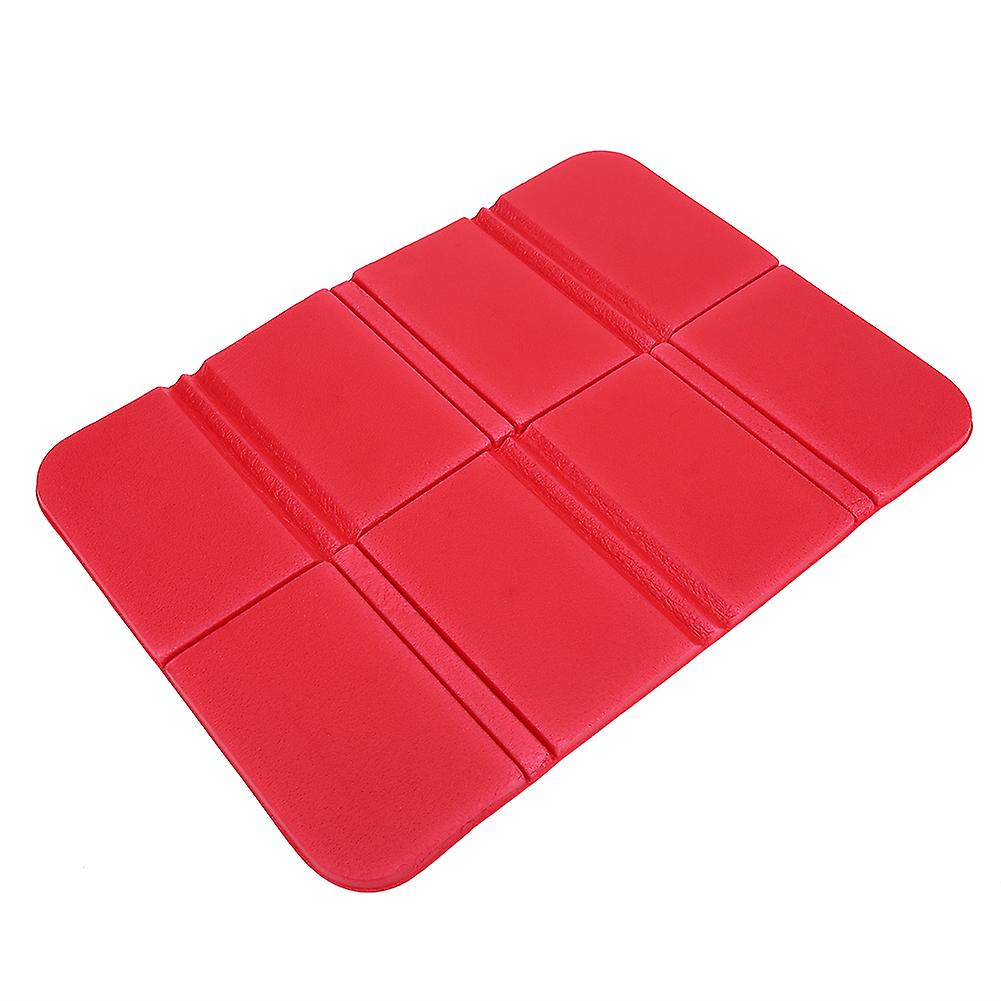 Coussin de siège pliable, housse de protection portable et imperméable pour pique-nique (rouge)
