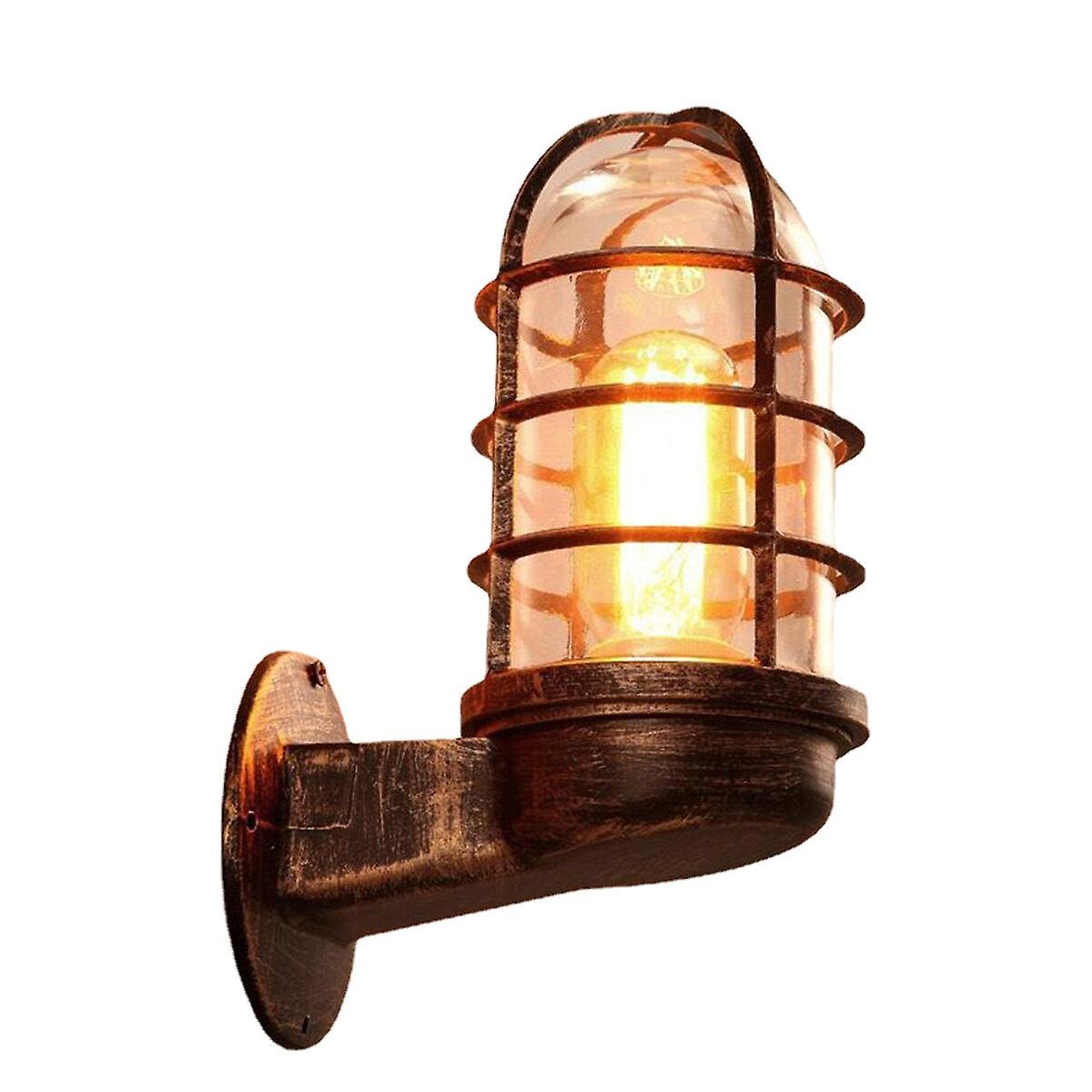Wall Lamp Iron Rustic Copper Steampunk Lamp Sconce