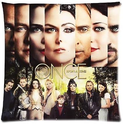 Once Upon A Time Custom Zippered Örngott 20x20 Tum Tvåsidig Utskrift -S1557