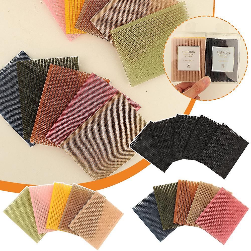 Färgglada klibbiga hårstrån 10 st luggklistermärken