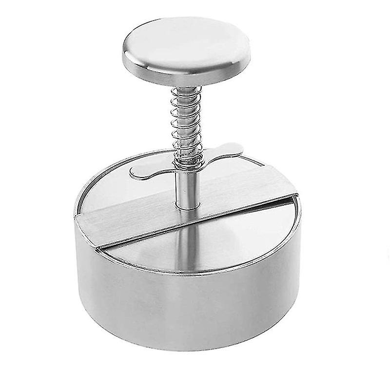 Burger Press, 304 Stainless Steel Hamburger Press, Adjustable Minced Steak Burger Press, Easy to Use