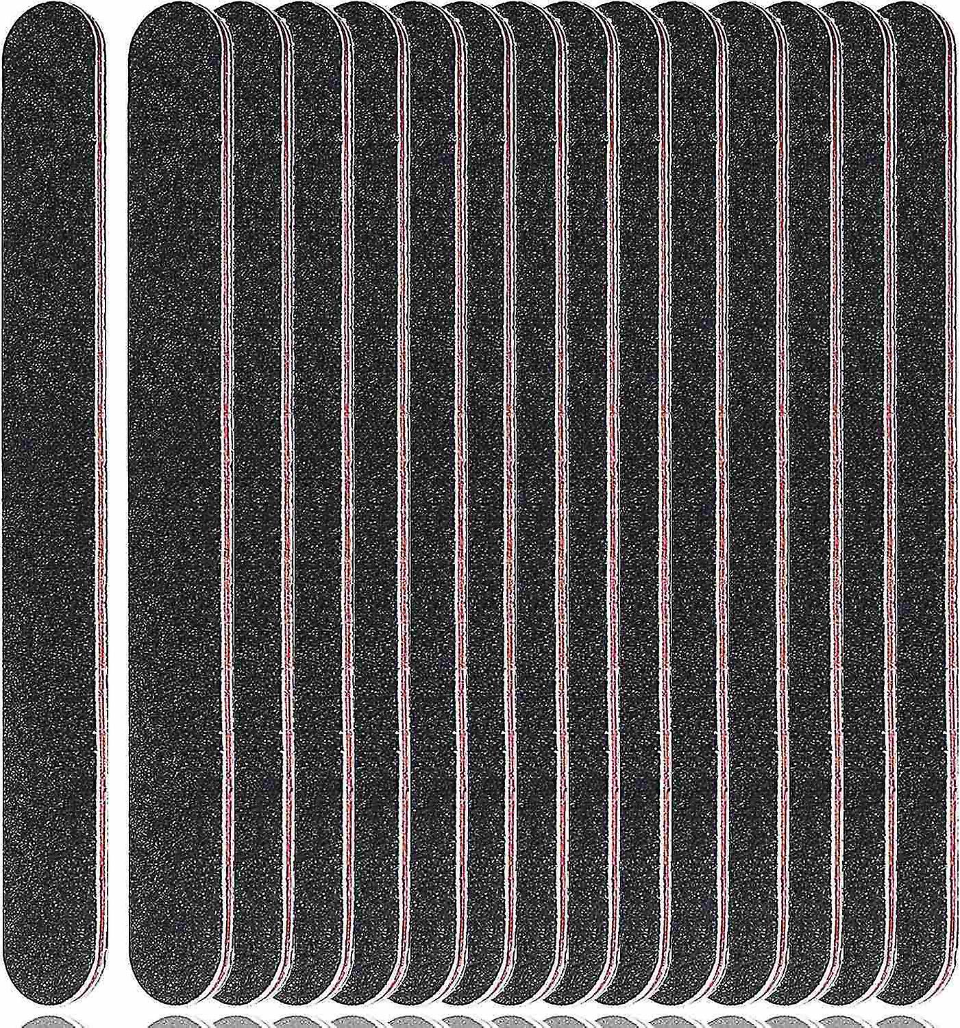 Nail Files, 15 Pieces Professional Nail Files Durable 100/180 Grit Double Sided Grit Files, Acrylic