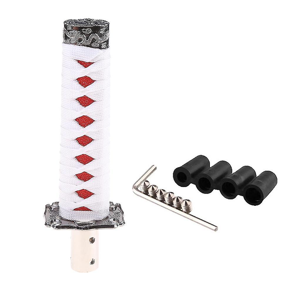 Durable Gear Shift Knob Katana Stick Knob With 4 Adapters Samurai Sword Handle