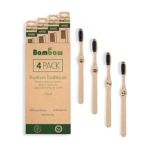 Hard toothbrush 4 units