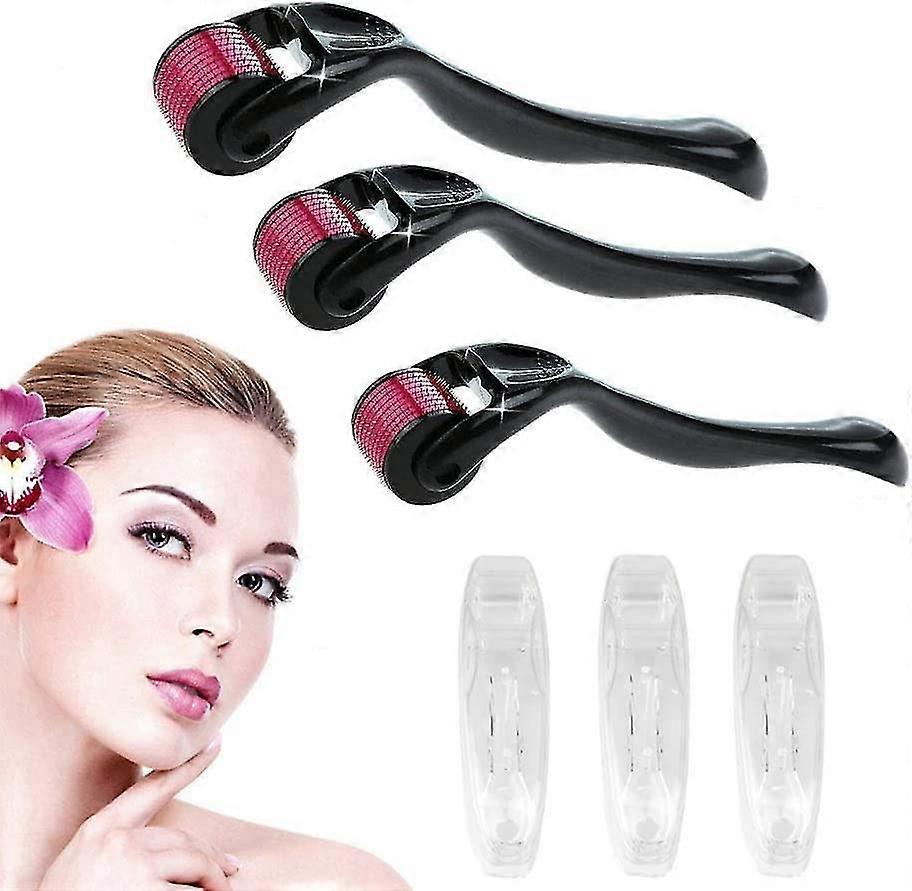 3 Pack 540 Titanium Microneedling Facial Kit For Face