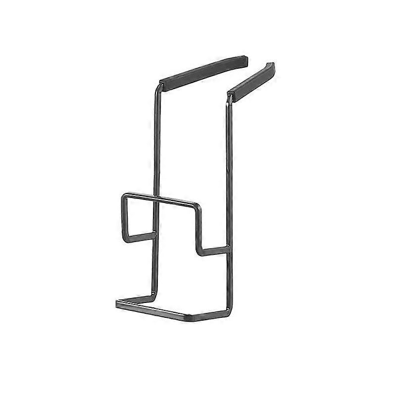 Dish Wand Holder Adjustable Kitchen Dishwand Sink Caddy (Black)