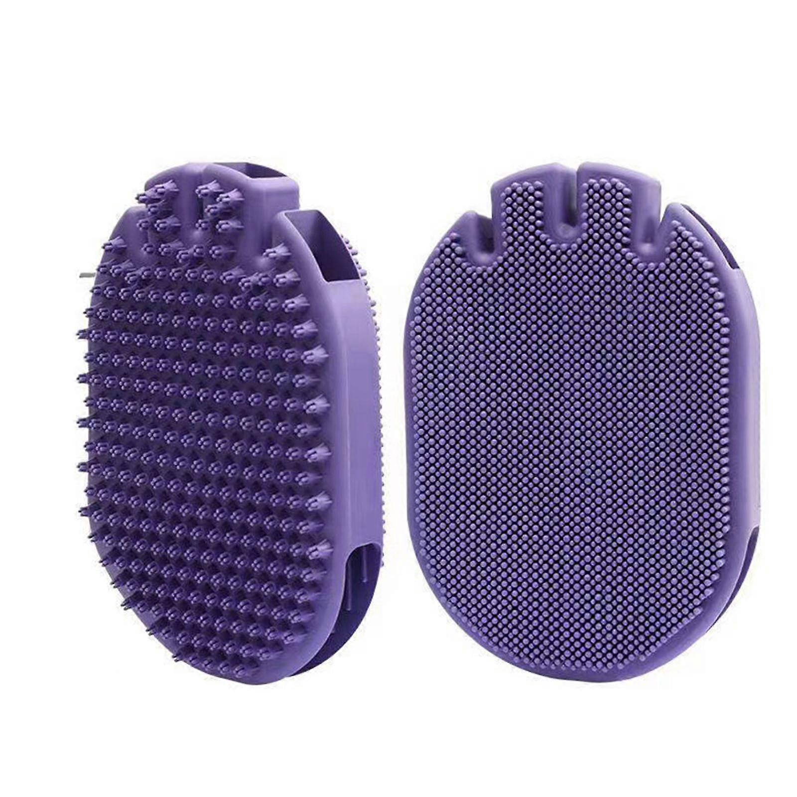 (1pcs single) pet double-sided massage bath brush