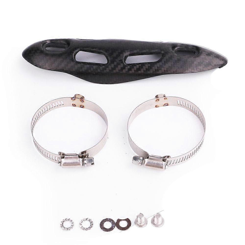 Motorcycle Exhaust Carbon Fiber Heat Shield Cover Guard Anti-Scalding Shell for Z900 Yzf R25
