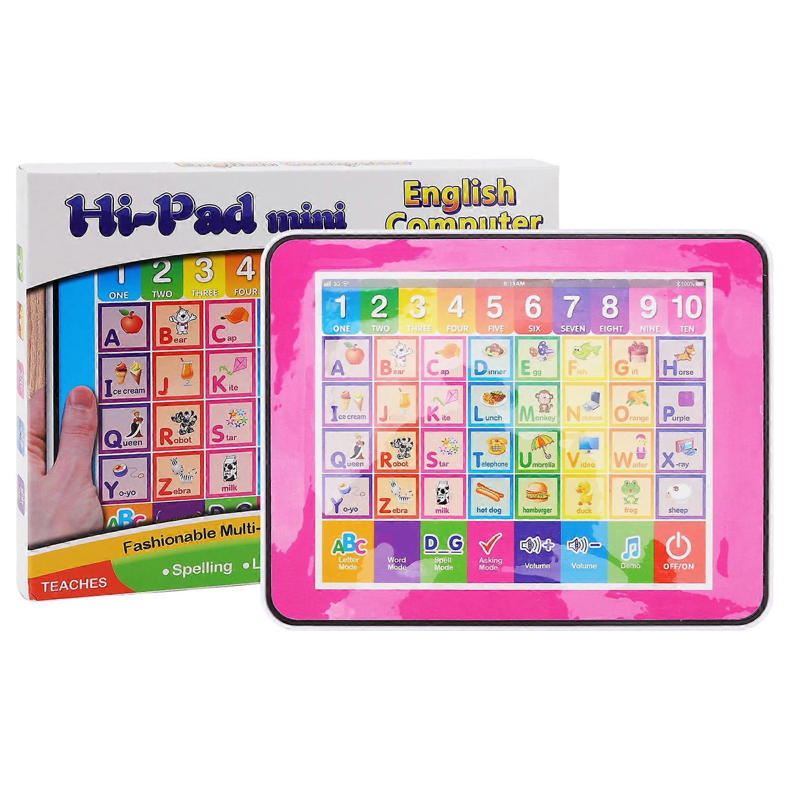 Children English Learning Machine 6 Educational Functions Rich Content Adjustment Volume Smart Toy Tablet For Home Travel