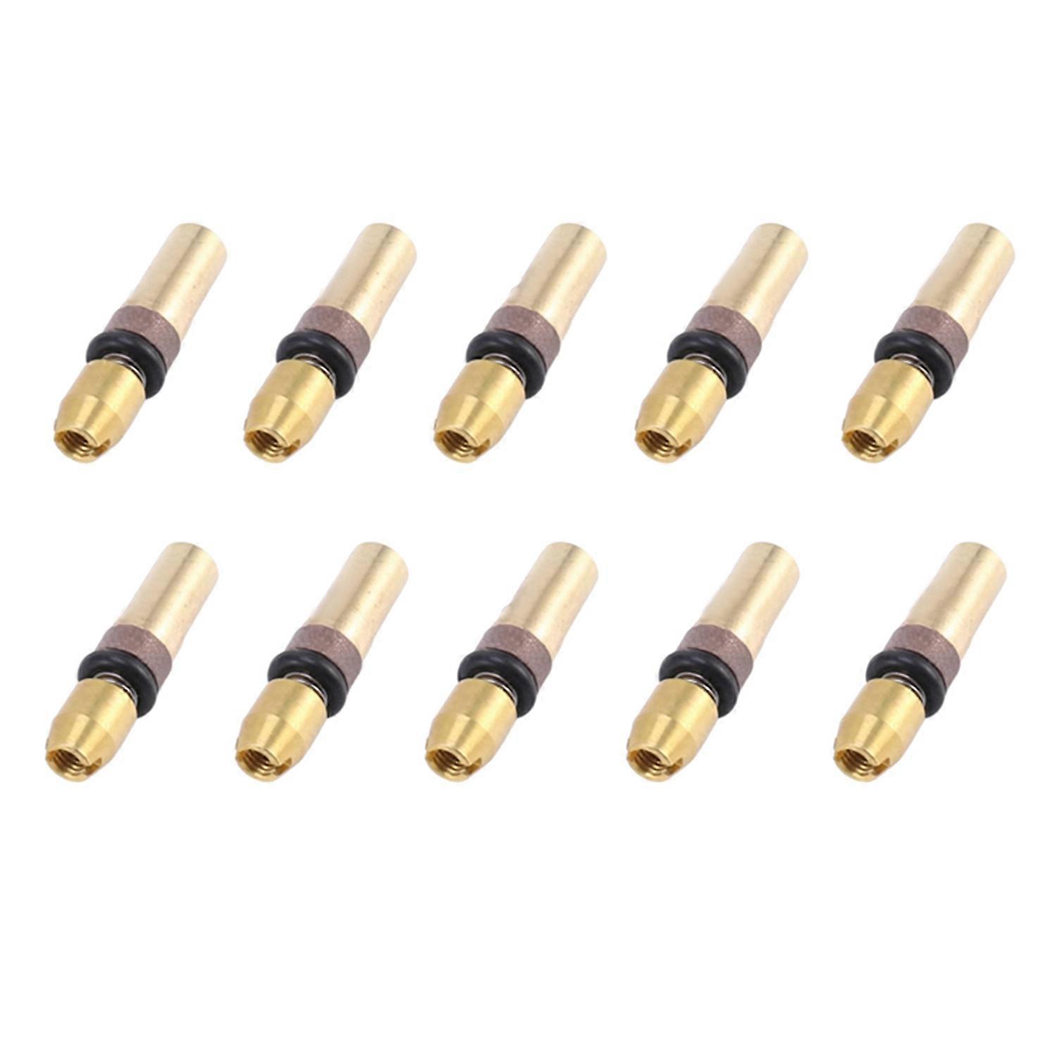 10Pcs Three-Stage Piston High-Pressure Copper for 6mm 30Mpa High-Pressure Pump Piston Parts