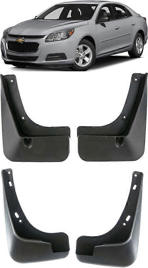 Genuine Front & Rear Splash Guards Mud Flaps For 2012-2016 Chevrolet Malibu