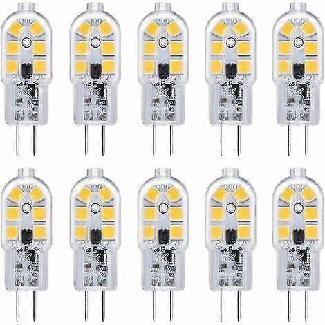 Pack de dix - LED lumire G4 12 lumires AC / DC12V clair Shell White Light * 10