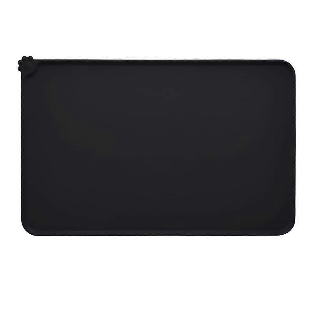 ペットプレースマットドッグフードマット、シリコンドッグキャットボウルマット、滑り止めペットフィーディングマット防水犬用プレースマット(小動物用)