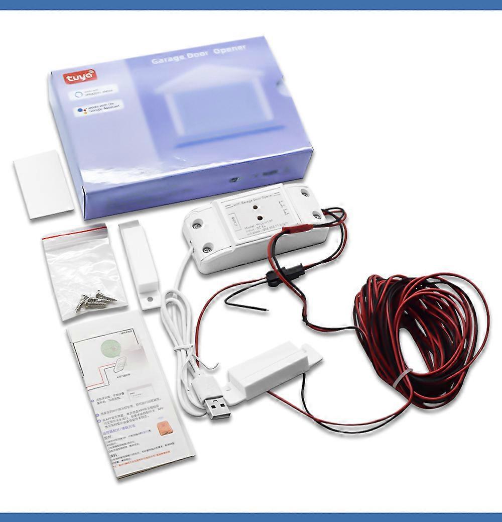 Tuya Smart Life Garagentoröffner Wifi Switch Wireless Sensor 433MHz Fernbedienung Arbeit mit Google Home Alexa Sprachsteuerung