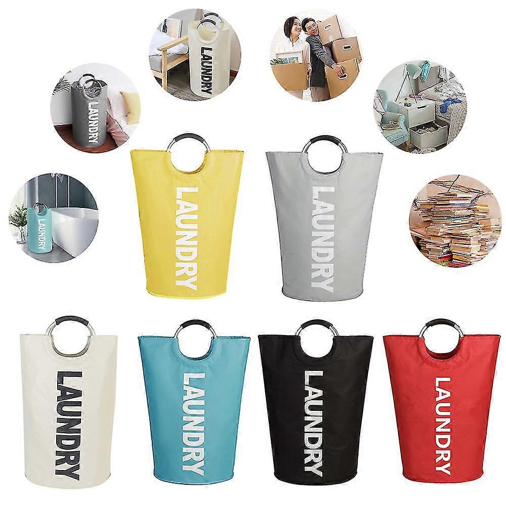 Foldbar vasketøjskurv Opbevaringskurv Opbevaringspose Foldbar Ringpose Opbevaringspose