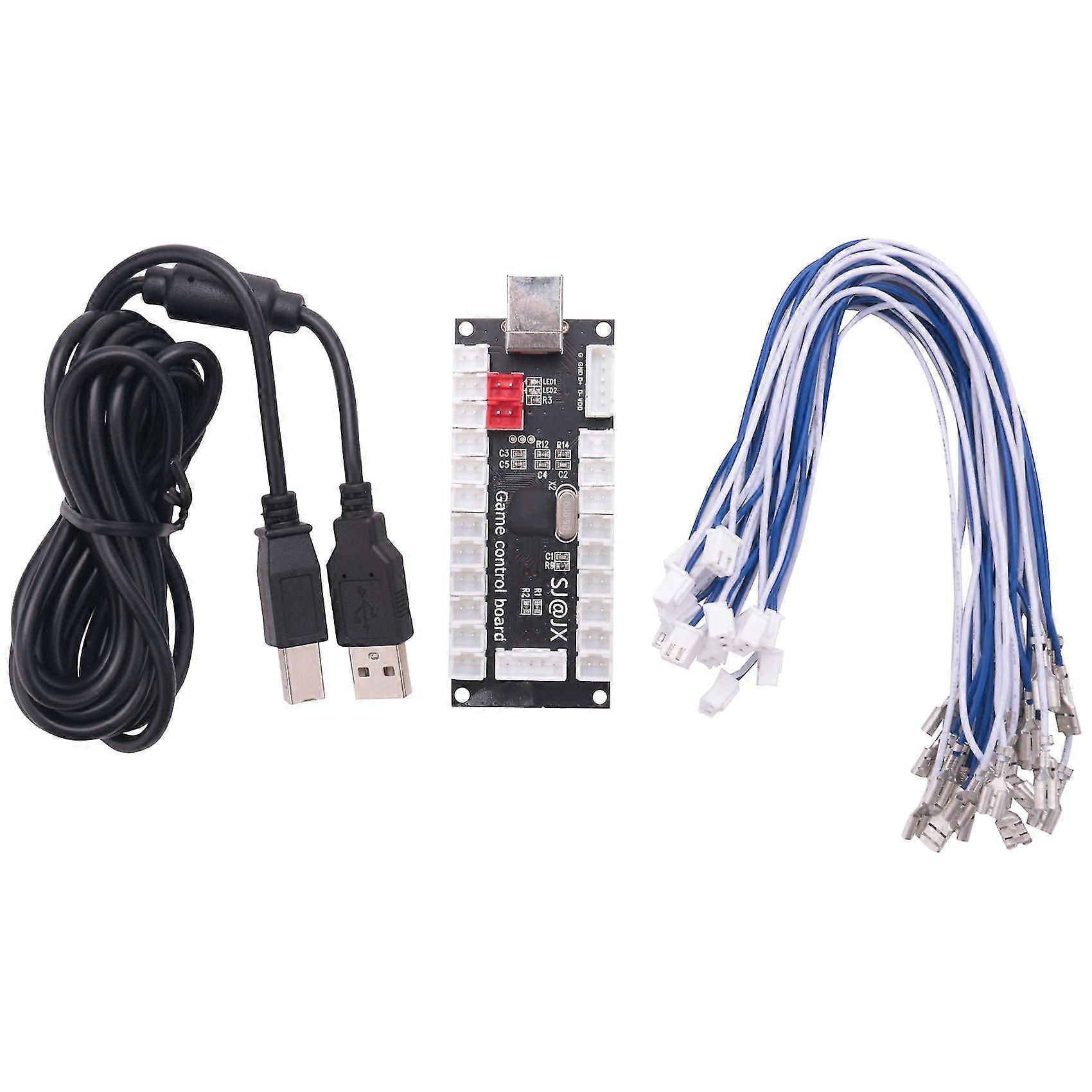 Zero Delay Arcade Usb Encoder Pc To Joystick For Mame Jamma Other Pc Fighting Games