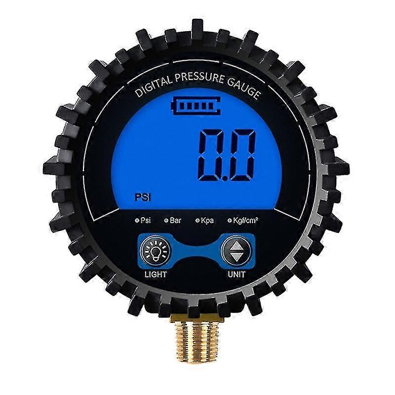 Digital Gas Pressure Gauge Rang To 200psi Accuracy 1% .f.s. Battery Powered