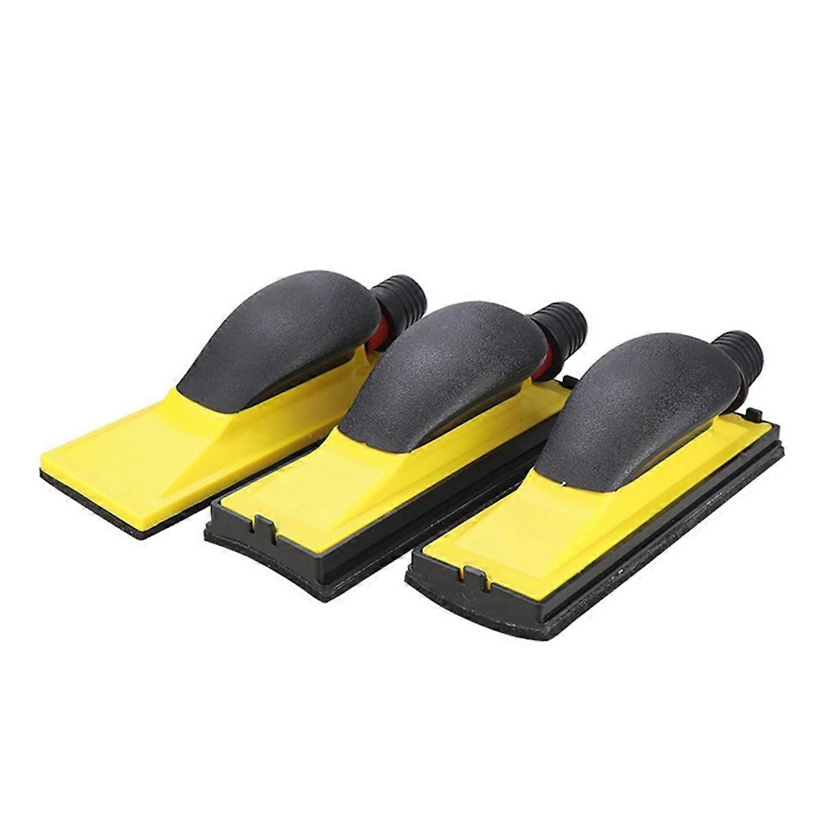 3 Types Arcs 70x198mm Manual Vacuum Polishing Block Sanding Abrasive Block Hand Grinding Board for Car Paint