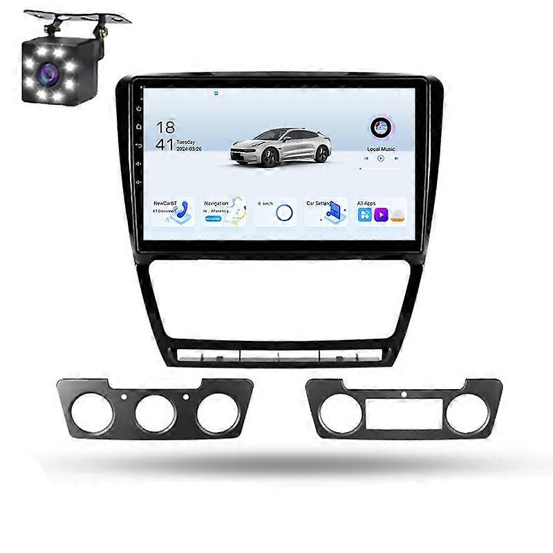 Android Auto Car Radio Multimedia For Skoda Octavia 2 A5 2008-2013 Wireless Carplay Navigation