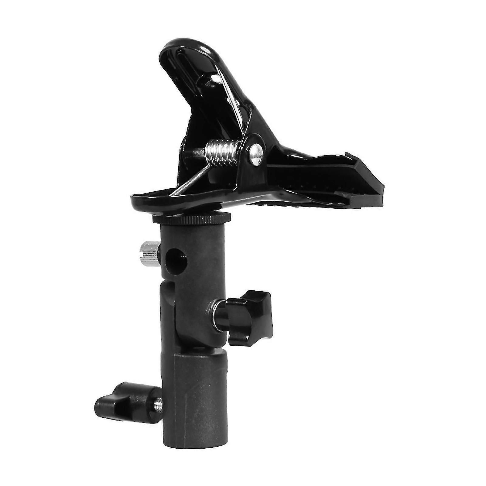 Heavy Duty Metal Clamp Holder Reflector Metal Clip Mount 1/4 "to 3/8" Light Stand Mounting For Flash Umbrella Bracket