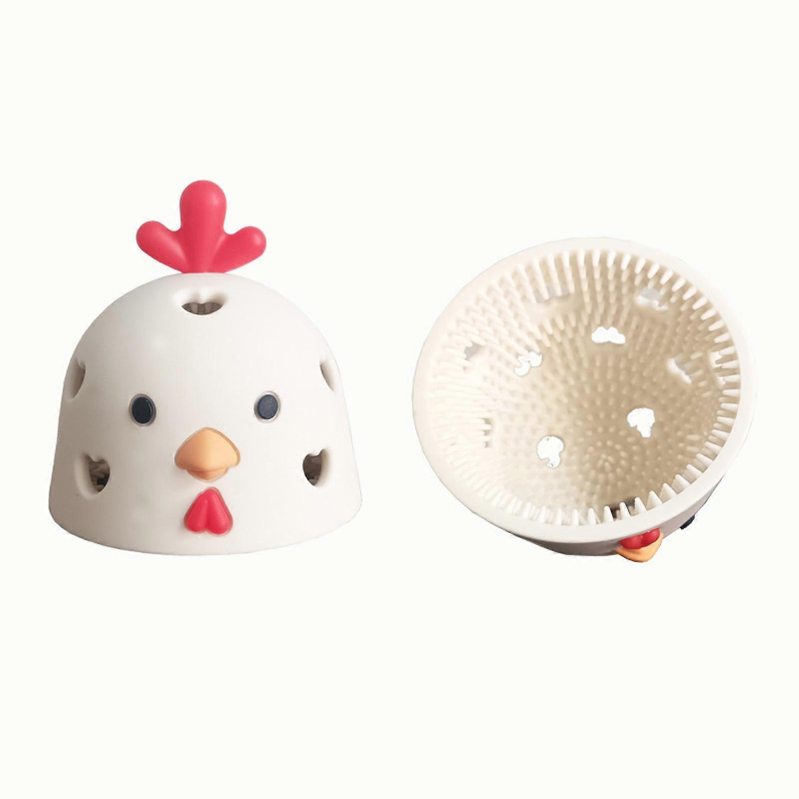 Chicken Shape Egg Brush for Egg/Ducks Egg High Efficiency Eggs Cleaning Tool for Poultry Egg Clean
