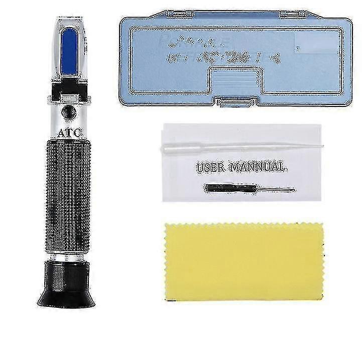 Alcohol Meter Alcohol Meter 0-80% Handheld Refractometer Alcohol Detector