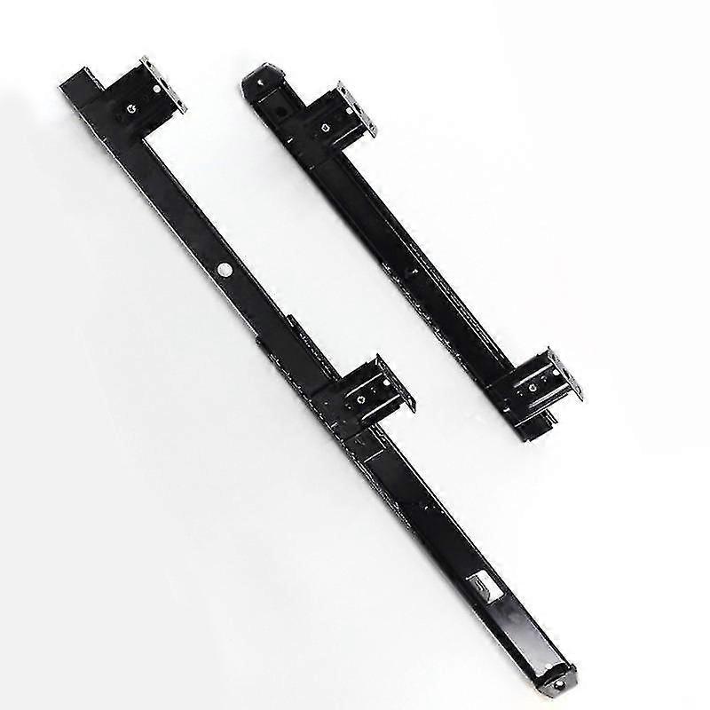 1pair Heavy Duty Ball Bearing Slides Keyboard Drawer Tray Accessories Furniture Rail Rack With Adjustable Height Bracket Jskee--