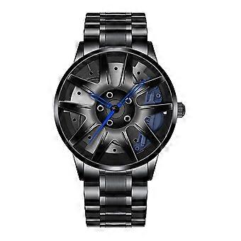 Meibo Man Fashion Watch Clock Stainless Steel Casual Dress Wrist Crystal Jewelry