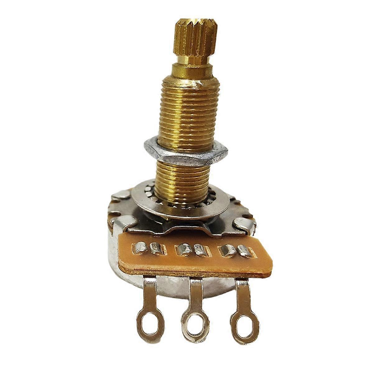Potentiometer Splined Small Pot Electric Guitar Bass Effect Amp Tone Volume 28mm A250K