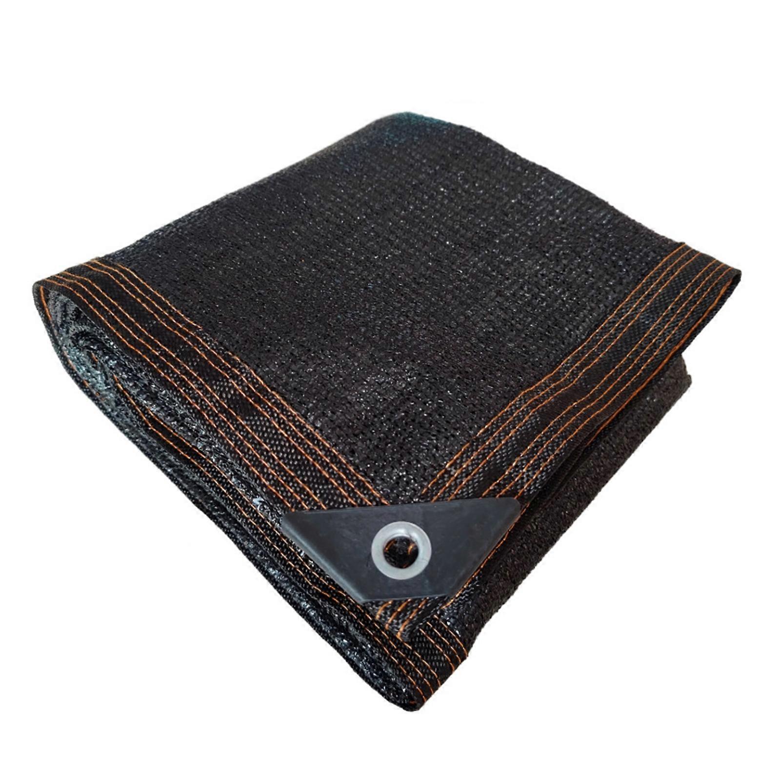 Kaesi Pull-resistant Sunshade Cloth Edge Buttonhole Design Accessories Solid Durable Sun Shade Net for Garden