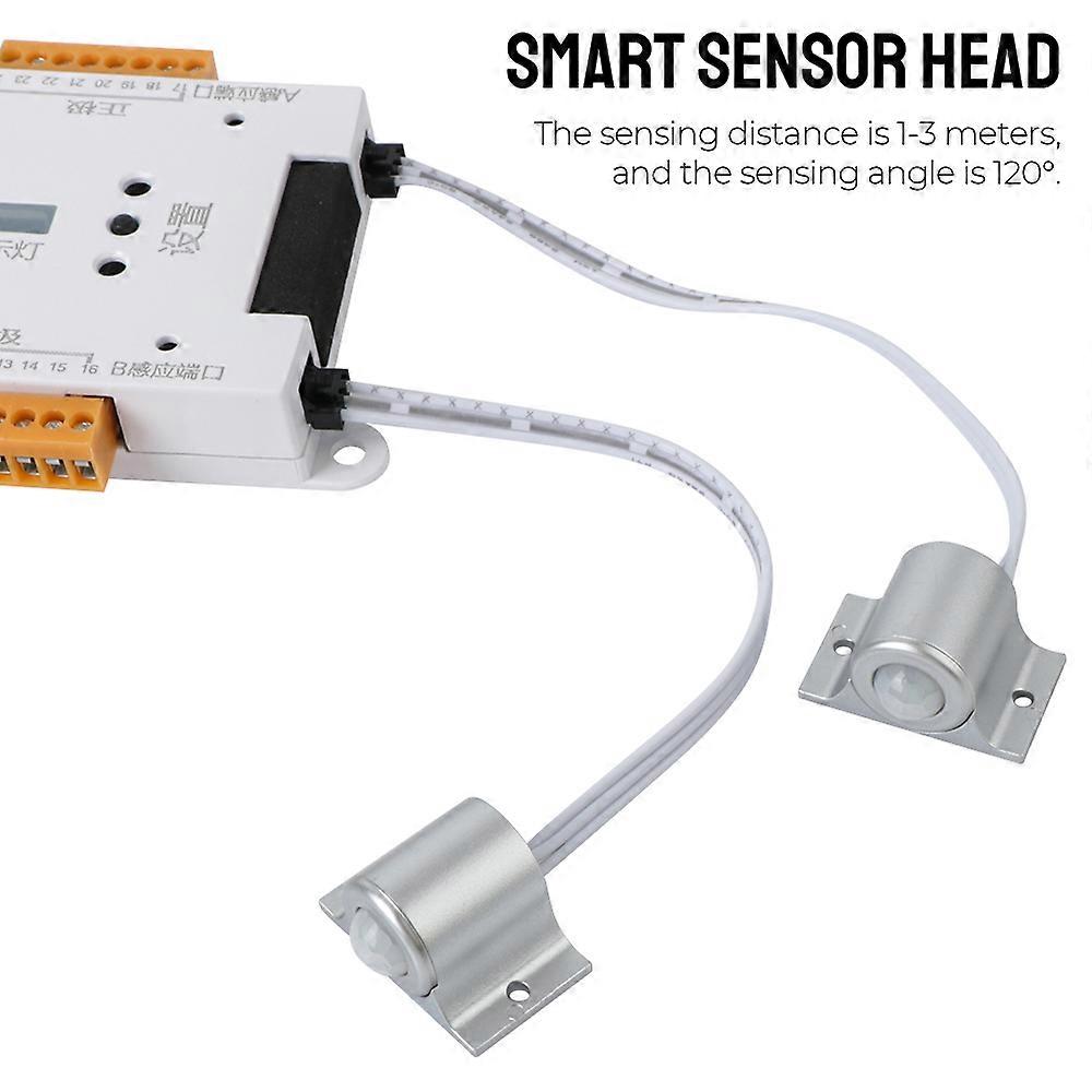 Intelligentes LED Treppenlicht Set Mit Bewegungsmelder – 12 Stufen, Funk-Schalter, Tageslichtweiß (6000K), Plug & Play