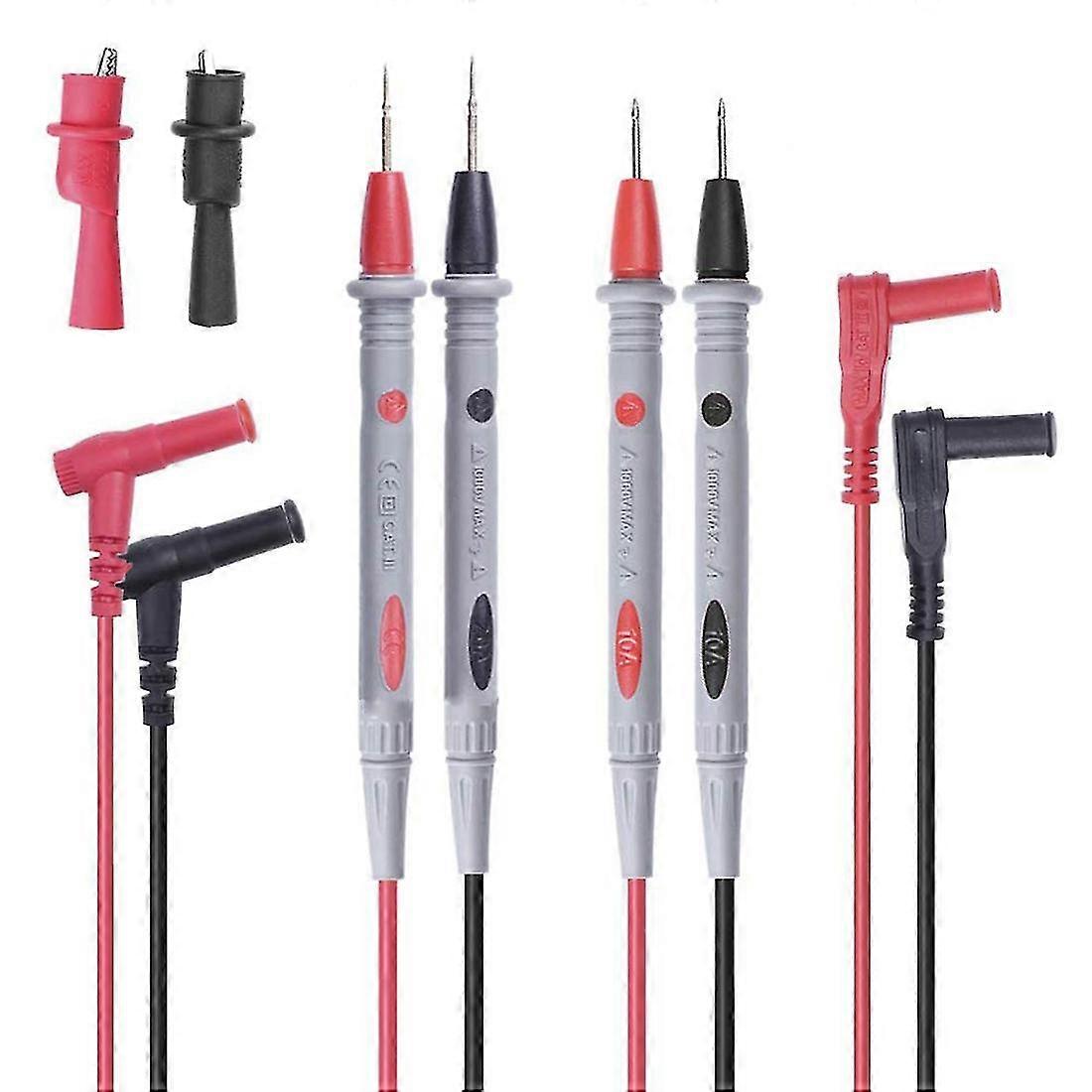 1000V 20A Multimeter Test Leads Probes Plug, 2 Set Digital Multimeter Probes Electrical Test Probe